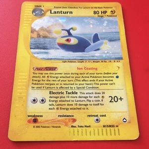 Lanturn H15/H32 2002 E series HOLO Rare